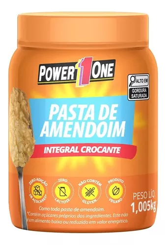 Pasta De Amendoim Integral 1kg VitaPower - Cookies Kit 2x Tapioca