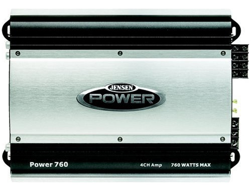 Amplificador Jensen Power760 De 4 Canales Y 760 Vatios (negr