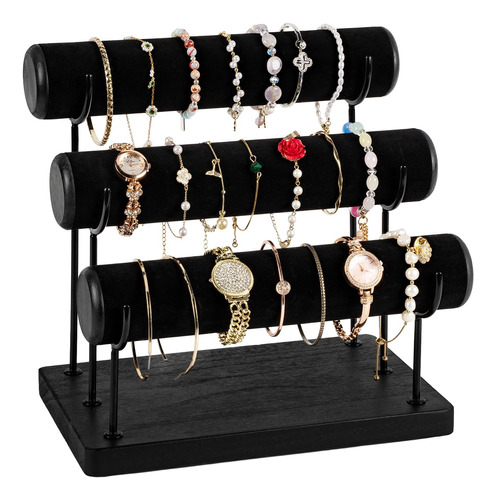 Emfogo Soporte De Pulsera Desmontable, Estante De Tres Nivel