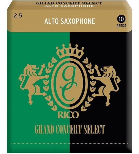 Cañas Para Saxo Alto Rico Grand Concert Caja X10 - Usa