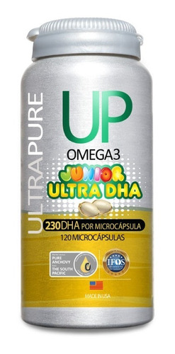 Omega 3 Up - Ultra Pure Junior Ultra Dha 120 Micro Cápsulas