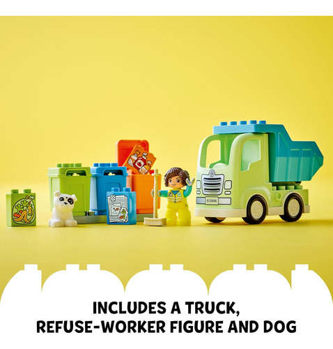 Juego De Construcción Lego Duplo Camión De Reciclaje 1098...