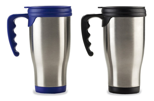 Mug Doble Pared En Acero Il - 16 Oz Bebidas