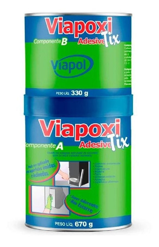 Viapoxi Adesivo Tix(pastoso) 1,0kg