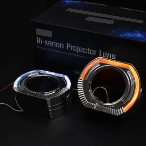 Projetor Retrofit Bmw Sport Angel Eyes Seta Pisca 8.1