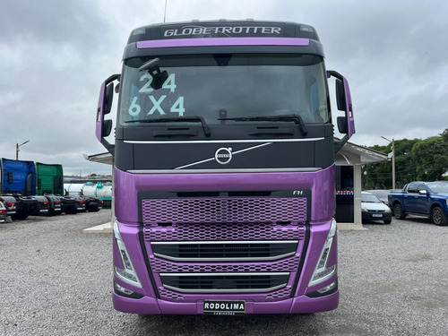 Volvo Fh 540 Roxa Globetrotter 6x4 2024 Pacote Ec Mola Fh540