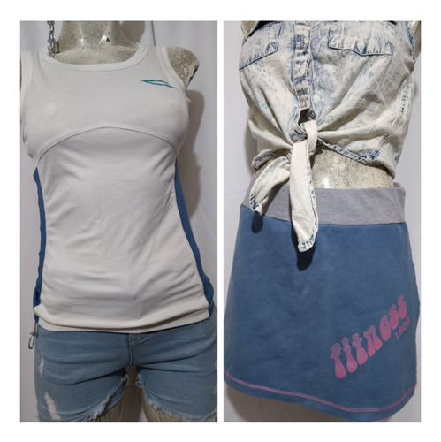 Duo Blusa Deportiva Voit + Mini Falda Short Deportiva Detall