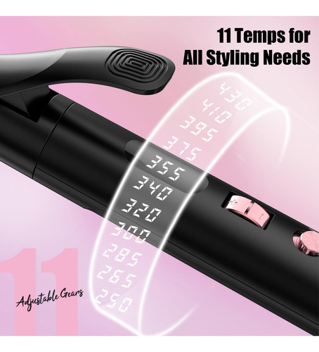 Curling Iron Farery Long Barrel 19 Mm Con Aceite De Argán Y