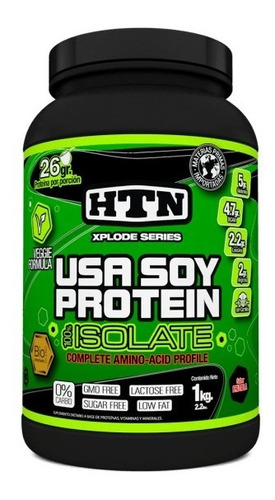 Htn Usa Soy Protein 1 Kg Apta Veganos Soja Isolada Diabetico