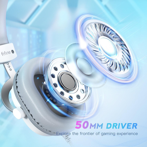 Auriculares Usb Para Juegos Fifine Para Pc Con Conector De A