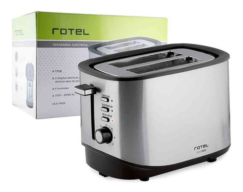 Tostadora Rotel Duoinox 7 Niveles De Tostado 770w Kirkor