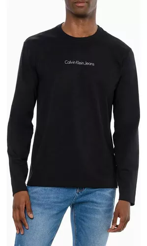 Calvin Klein Camiseta masculina com logotipo Ck Chill Lounge