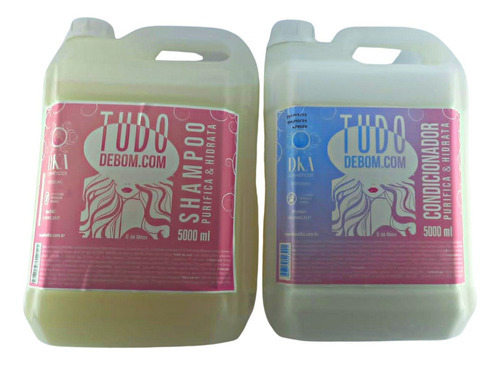  Kit Condicionador + Shampoo 5 L Tudo De Bom Dka Profissional