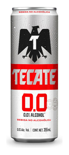 Cerveza Tecate Sin Alcohol 355ml