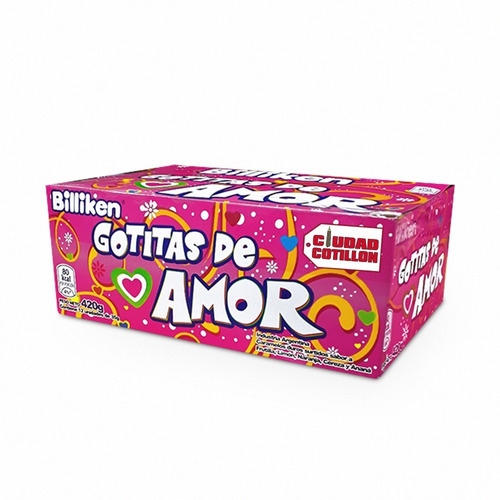 Gotitas De Amor Billiken Golosinas X 12u - Ciudad Cotillón