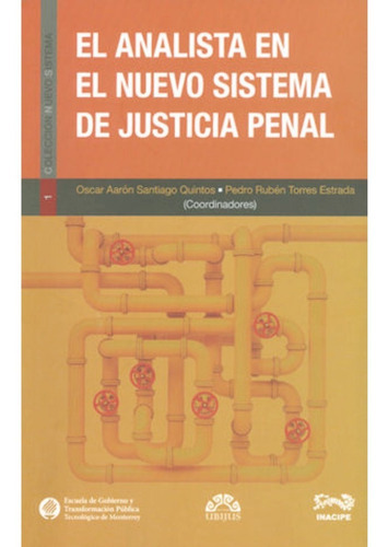 El Analista En El Nuevo Sistema De Justicia Penal, De Oscar Aarón Santiago Quintos. Editorial Inacipe; Ubijus, Tapa Dura, Edición 1.ª Ed. En Español, 2017