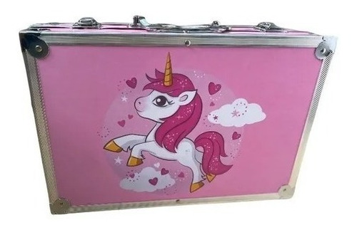 Set Creativo Maleta Metálica Unicornio