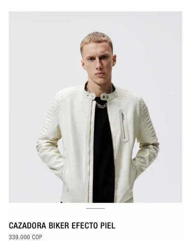 Chaqueta Cuero Zara Hombre MercadoLibre 📦