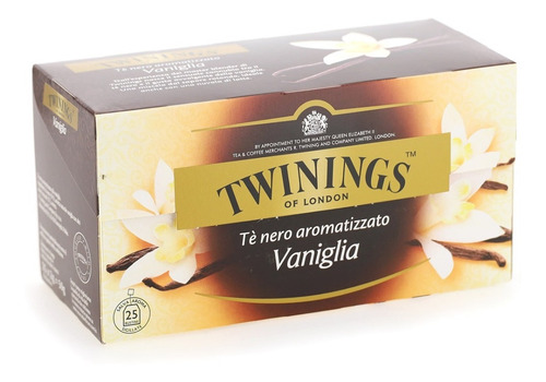 Te Twinings Negro Vainilla Aromatizado Te Nero Vaniglia