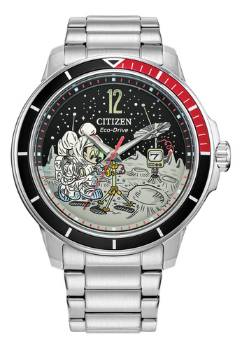 Reloj Citizen Eco-drive Para Hombre Mickey Astronaut De Acer
