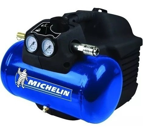 Compresor De Aire Portatil 1,5 Hp 8 Bar 6 Lts Michelin 220 V