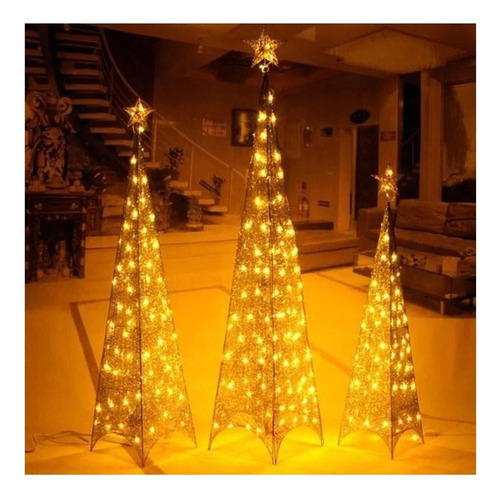 Arboles De Navidad Triangular Adornos Navideños Arbol 1.5m