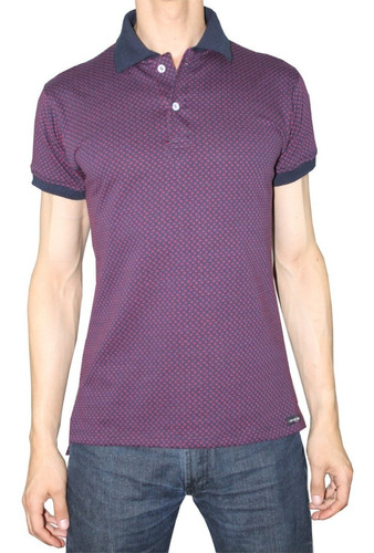 Polo Slim Fit Puntos En Algodón