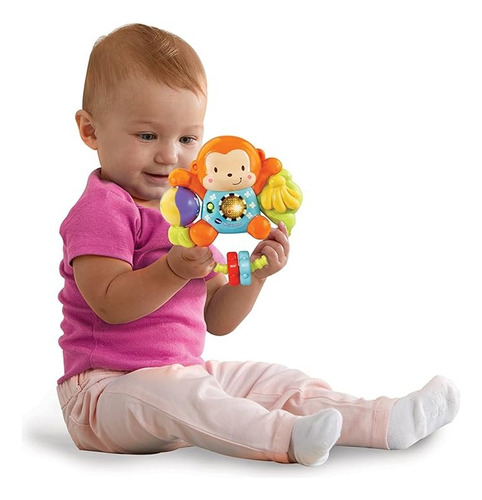 Sonajero Interactivo Monito Baby Vtech 35 Sonidos Y Luces