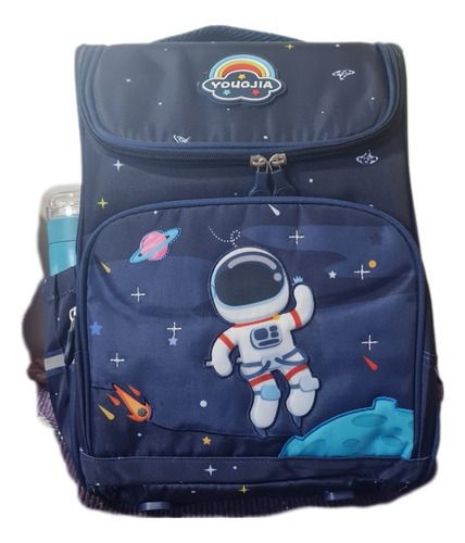 Mochila Escolar Importada Astronauta Super Reforzada