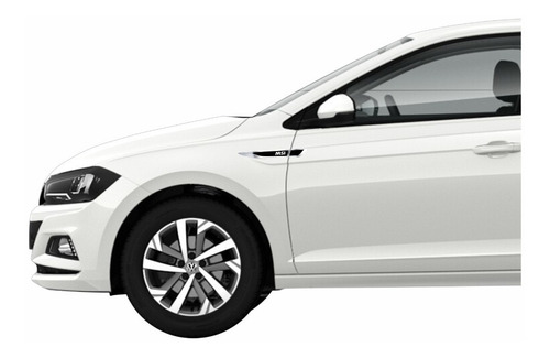 Imagem 3 de 3 de Aplique Adesivo Lateral Volkswagen Polo Msi Cromado Res44