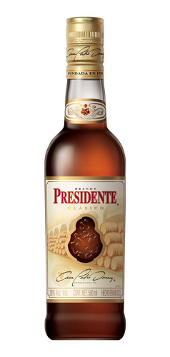 Imagen 1 de 1 de Botella De Brandy Presidente Clasico 700ml.