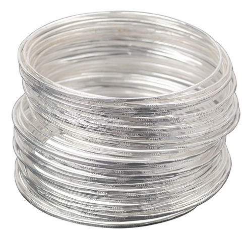 De Aro De Moda 50 Piezas De Brazaletes Apilables