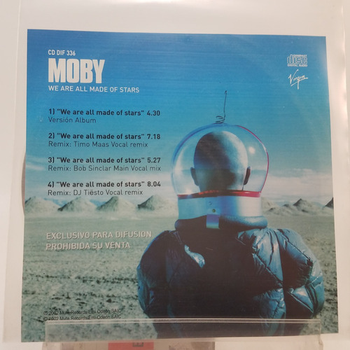 Moby - We Are All Made Of Stars - Cd Single - Ex