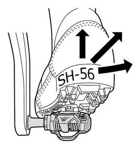 Imagem 5 de 5 de Taquinho Taco Shimano Sm-sh56 Spd Liberação Múltipla - Par