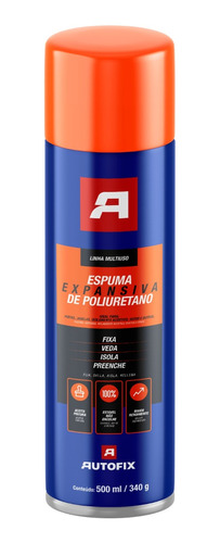 Kit 04 Unid Espuma Expansiva De Poliuretano 340 Gr 500ml