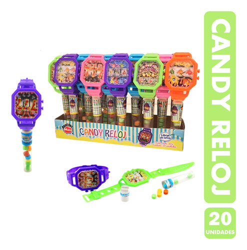 Dulces Para Piñata - Candy Reloj (contiene 20 Un)