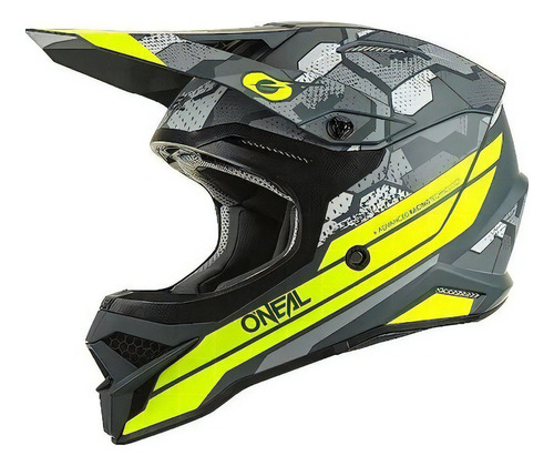 Capacete O'neal 3series Camo Cor Amarelo Tamanho do capacete 59/60 (G)