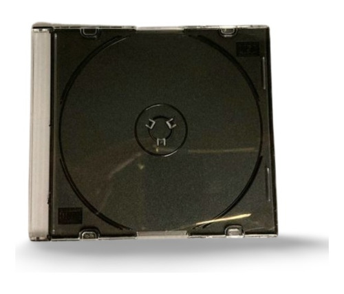 Caja Acrilica Slim P/ Cd Tray Negro Simple Impor X 20 Promo