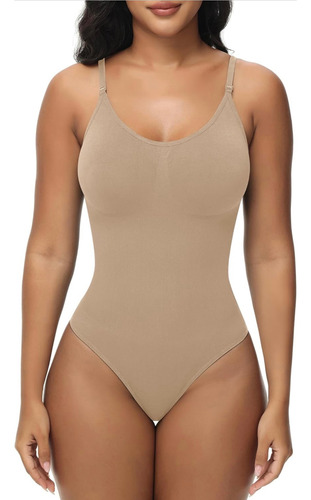 Body Mega Reductor Modelador Faja Abdominal Bretel Regulable Beige Xl/xxl Abarca Contorno De 90 A 120 Cm