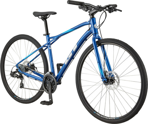Bicicleta Urbana Gt Transeo Sport R-700 Color Azul Tamaño Del Cuadro Mediana