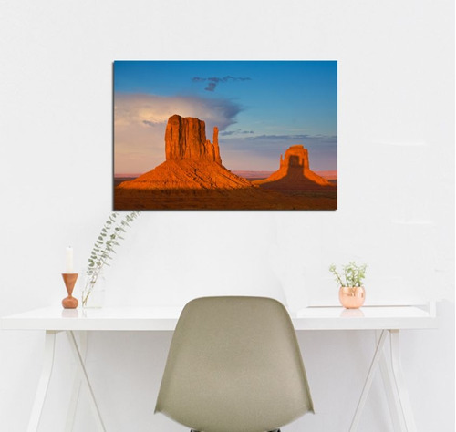 Vinilo Decorativo 50x75cm Monument Valley Paisaje Arido