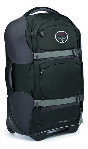 Mala De Viagem Com Rodinhas E Alças Shuttle 40 Litros Osprey Cor Preto Liso