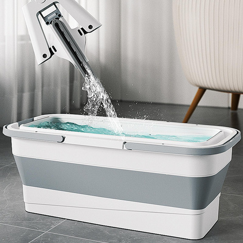 Cubo De Agua Plegable Cubo De Limpieza De Silicona Para Cubo