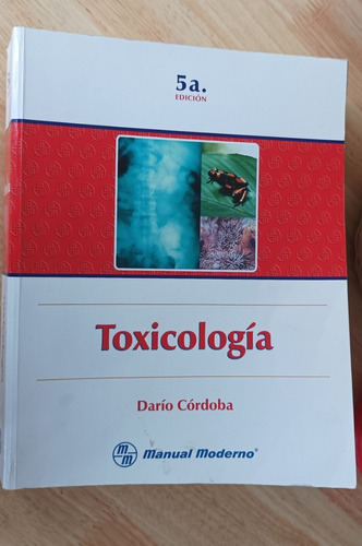 Libro Toxicología, Escritor: Darío Córdoba