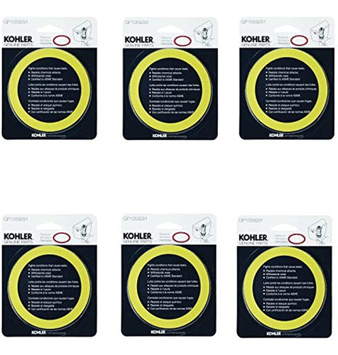 Kohler Genuine Part Gp1059291 Canister Seal - 6 Pack