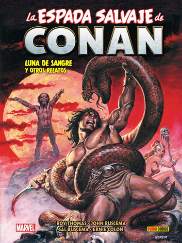 Bib Conan V1 14 Luna De Sangre Y Otros R, De Roy Thomas, Sal Buscema, John Buscema, E. Editorial G64 En Español