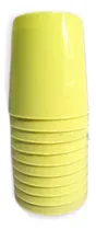 Comprar Vasos Rigidos Cumpleaños Hermosos Colores Pastel 300ml X10u Color Amarillo Pastel