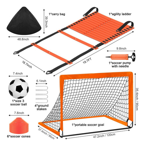 Portería De Fútbol Para Niños Para El Patio Trasero, Red