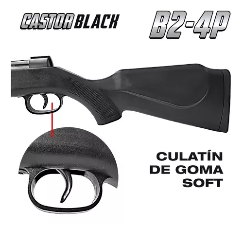 Rifle Aire Comprimido 5,5 Mm B2-4p Castor Black Balines