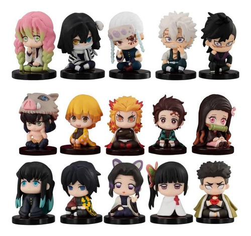 Figuras De Acción Demon Slayer Rengoku Kyoujurou Gift 15pcs